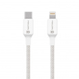 Tactical Stitch Thread Cable USB-C/Lightning 1m White