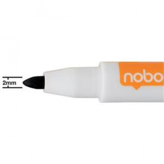 Nobo popisovače stíratelné za sucha 6ti pack černé