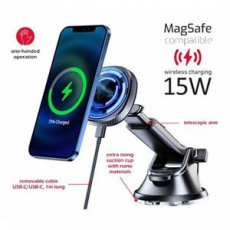 MAGNETICKÝ DRŽÁK DO AUTA SWISSTEN S BEZDRÁTOVÝM NABÍJENÍM 15W DASHBOARD (MagSafe compatible) MAGNETICKÝ DRŽÁK DO AUTA SWISSTEN S BEZDRÁTOVÝM NABÍJENÍM 15W DASHBOARD (MagSafe compatible)