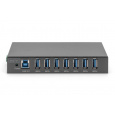 DIGITUS DA-70258 USB 3.0 Hub 7-port, průmyslová řada