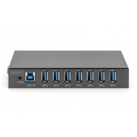 DIGITUS DA-70258 USB 3.0 Hub 7-port, průmyslová řada
