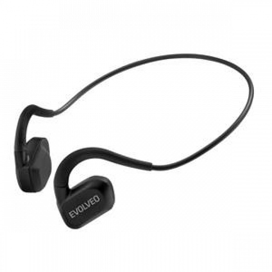 EVOLVEO BonePro, bezdrátová sluchátka na lícní kosti, MP3 32GB, IP68, černá EVOLVEO BonePro, bezdrátová sluchátka na lícní kosti, MP3 32GB, IP68, černá