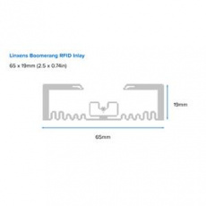 Zebra Label, Paper, 70x24mm; Thermal Transfer, Z-SELECT 2000T, Coated, Permanent Adhesive, 76mm Core, RFID, 1015/Roll, 2/Box