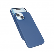 Epico Mag+ kožený kryt iPhone 15 Plus - modrá Epico Mag+ kožený kryt iPhone 15 Plus - modrá