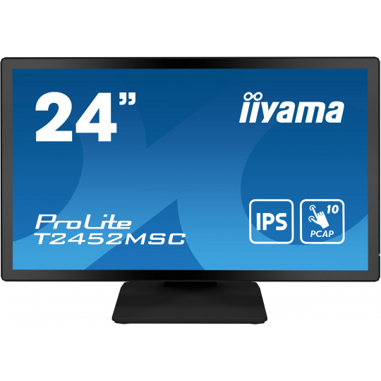 24" LCD iiyama T2452MSC-B1:PCAP,IPS,FHD,HDMI