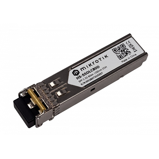 MikroTik HS-55DLC80D, SFP 1.25G/2.5G SM 80km 1550nm MikroTik HS-55DLC80D, SFP 1.25G/2.5G SM 80km 1550nm