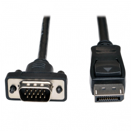 Tripplite Video kabel DisplayPort 1.2 s aretací / VGA (Samec/Samec), 1.8m
