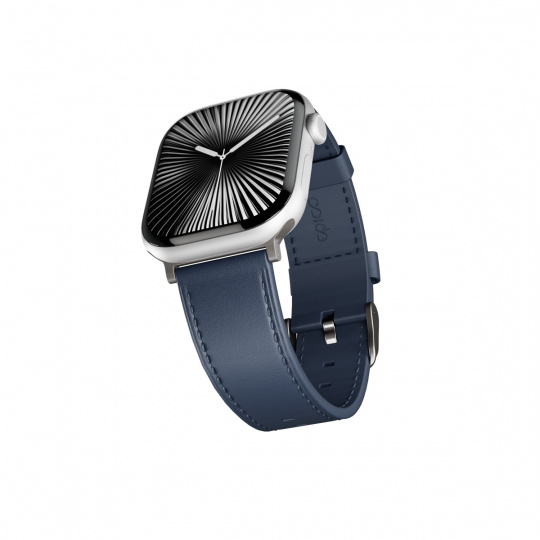 Epico Watch Strap Leather 38/40/41 - modrá