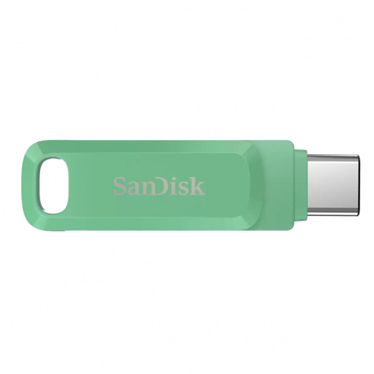 SanDisk Ultra Dual Drive Go/128GB/USB 3.2/USB-A + USB-C/Zelená