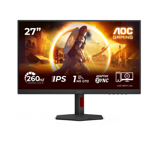 AOC Gaming/27G4ZR/27"/IPS/FHD/260Hz/0,3ms/Černá/3R