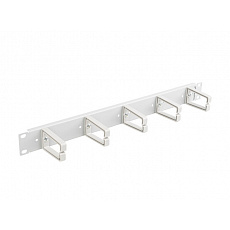 19" PANEL PRO SPRÁVU KABELŮ S 5 PLASTOVÝMI DRŽÁKY 1U TYP B ŠEDÝ LANBERG 19" PANEL PRO SPRÁVU KABELŮ S 5 PLASTOVÝMI DRŽÁKY 1U TYP B ŠEDÝ LANBERG