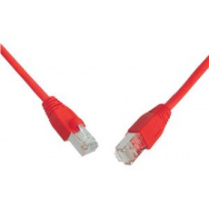 SOLARIX patch kabel CAT6 SFTP PVC 1m červený