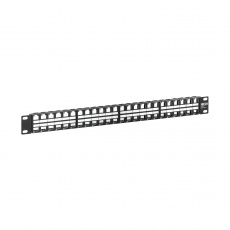 Tripplite Patch Panel 48-Port 1U Rack Nestíněný,Keystone/Multimedia,RJ45 Ethernet,USB,HDMI, Cat5e/6