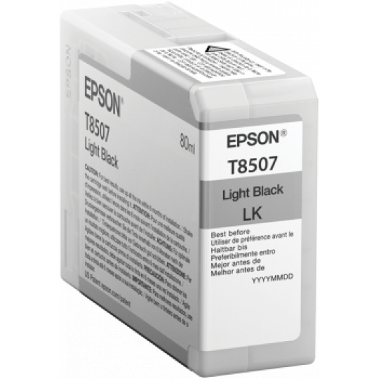 Epson Singlepack Photo Light Black T850700 UltraChrome HD ink 80ml