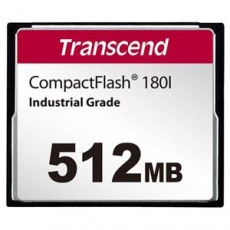 Transcend 512MB INDUSTRIAL TEMP CF180I CF CARD, (MLC) paměťová karta (SLC mode), 85MB/s R, 70MB/s W Transcend 512MB INDUSTRIAL TEMP CF180I CF CARD, (MLC) paměťová karta (SLC mode), 85MB/s R, 70MB/s W