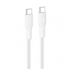 Belkin BOOST CHARGE™ PRO USB-C/USB-C kabel 240W, 3m, bílý - odolný