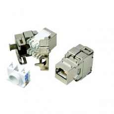 DATACOM Keystone RJ45 STP CAT5E samořezný SILVER