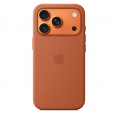 iPhone 17 Pro Silicone Case with MS – Terra Cotta iPhone 17 Pro Silicone Case with MS – Terra Cotta