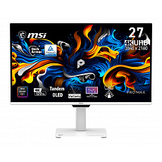 MSI Pro/MAX 271UPXW12G/26,5"/QD-OLED/4K UHD/120Hz/0,03ms/Bílá/3R MSI Pro/MAX 271UPXW12G/26,5"/QD-OLED/4K UHD/120Hz/0,03ms/Bílá/3R