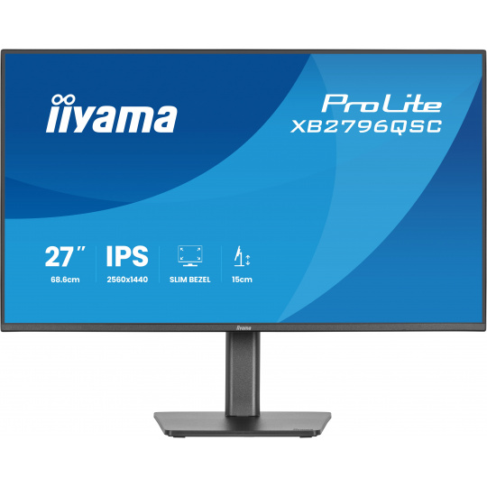 iiyama ProLite/XB2796QSC-B1/27"/IPS/QHD/75Hz/4ms/Černá/3R iiyama ProLite/XB2796QSC-B1/27"/IPS/QHD/75Hz/4ms/Černá/3R