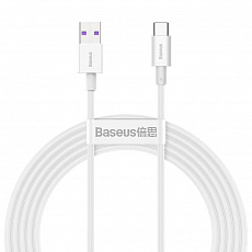 Baseus Superior Series Fast Charging Datový Kabel USB-A - USB-C 66W 2m White Baseus Superior Series Fast Charging Datový Kabel USB-A - USB-C 66W 2m White