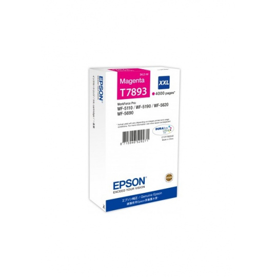 WF-5xxx Series Ink Cartridge XXL Magenta T7893