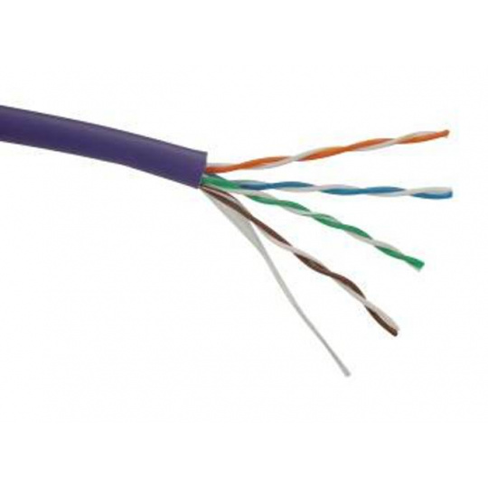 Kabel Solarix UTP drát cat5e 305m LSOH