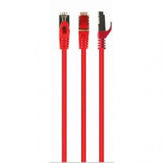 GEMBIRD Patch kabel S/FTP Cat. 6A LSZH, 0,5 m, červený GEMBIRD Patch kabel S/FTP Cat. 6A LSZH, 0,5 m, červený
