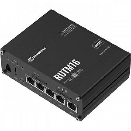 Teltonika RUTM16 Průmyslový LTE Wi-Fi Router, GPS