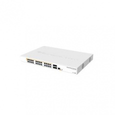 MikroTik Cloud Router Switch CRS328-24P-4S+RM, 800MHz CPU, 512MB, 24xGLAN, 4xSFP+cage, ROS L5, PSU,1U Rackmount MikroTik Cloud Router Switch CRS328-24P-4S+RM, 800MHz CPU, 512MB, 24xGLAN, 4xSFP+cage, ROS L5, PSU,1U Rackmount