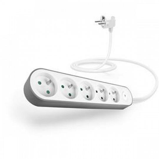 CONNECT IT prodlužovací kabel PowerRex3 , 5 zásuvek, 1,5m, s vypínačem (bíla) CONNECT IT prodlužovací kabel PowerRex3 , 5 zásuvek, 1,5m, s vypínačem (bíla)