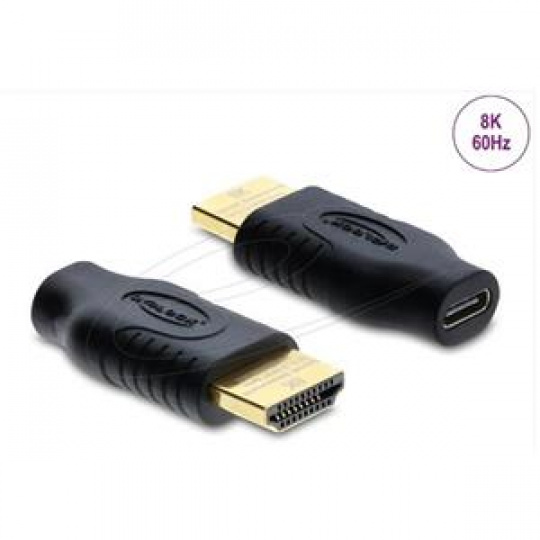 Delock Adaptér z rozhraní USB Type-C™ na HDMI (DP Alt Mode), 8K, 60 Hz, s podporou HDR a HDCP