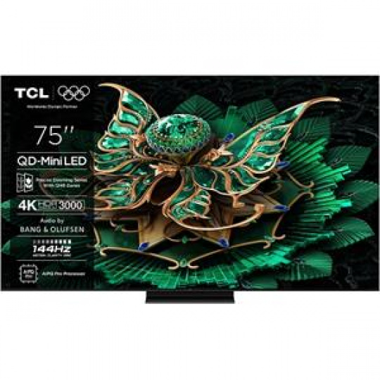 TCL 75C7K SMART TV 75" QLED/4K UHD/Mini LED/144Hz/4xHDMI/USB/LAN/GoogleTV Repas