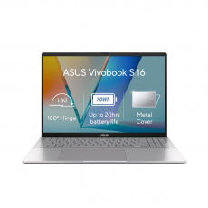 ASUS Vivobook S 16/S3607VA-RP097W/5-210H/16"/WUXGA/16GB/512GB/Intel int/W11H/Silver/2R ASUS Vivobook S 16/S3607VA-RP097W/5-210H/16"/WUXGA/16GB/512GB/Intel int/W11H/Silver/2R