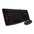 set Logitech Desktop MK120, drátový, USB, CZ/SK