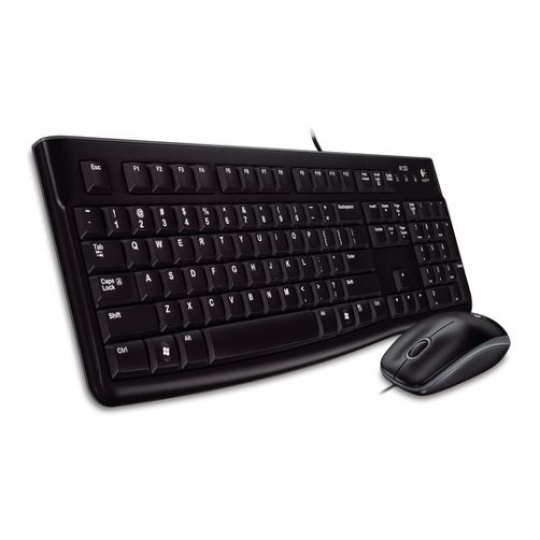 set Logitech Desktop MK120, drátový, USB, CZ/SK