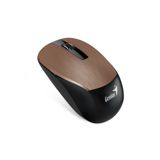 GENIUS NX-7015/Kancelářská/Optická/1 600 DPI/Bezdrátová USB/Hnědá