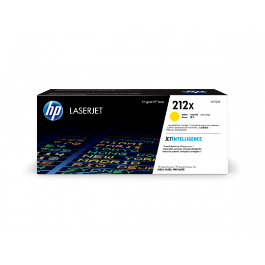 HP 212X LaserJet žlutá tonerová kazeta, W2122X