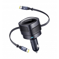 Baseus Enjoyment Max Nabíječka do Auta USB-C/USB-C 60W Cosmic Black