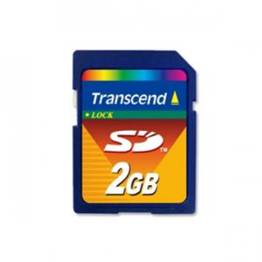 Transcend 2GB SD (MLC) průmyslová paměťová karta, modrá/černá