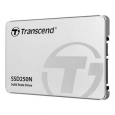 TRANSCEND SSD250N 1TB NAS SSD disk 2.5'' SATA III 6Gb/s, 3D TLC, Aluminium casing, 560MB/s R, 480MB/s W, stříbrný