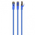 GEMBIRD Patch kabel S/FTP Cat. 6A LSZH, 0,5 m, modrý