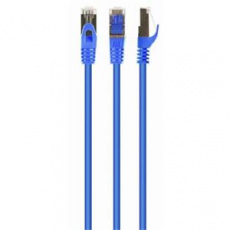 GEMBIRD Patch kabel S/FTP Cat. 6A LSZH, 0,5 m, modrý GEMBIRD Patch kabel S/FTP Cat. 6A LSZH, 0,5 m, modrý