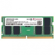 Transcend paměť 48GB DDR5 5600 SODIMM (JetRam) 2Rx8 2Gx16 CL46 1.1V Transcend paměť 48GB DDR5 5600 SODIMM (JetRam) 2Rx8 2Gx16 CL46 1.1V