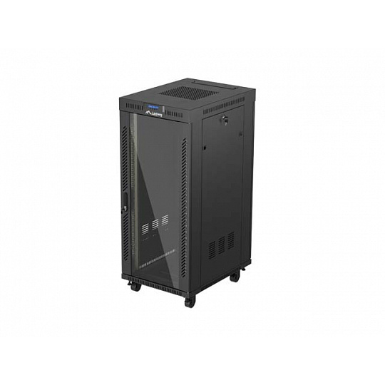 19" VOLNĚ STOJÍCÍ RACKOVÁ SKŘÍŇ 27U/600X800 (FLAT PACK) S PROSKLENÝMI DVEŘMI LCD ČERNÁ LANBERG V2 19" VOLNĚ STOJÍCÍ RACKOVÁ SKŘÍŇ 27U/600X800 (FLAT PACK) S PROSKLENÝMI DVEŘMI LCD ČERNÁ LANBERG V2