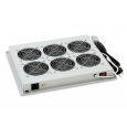 Vent.j. horní(spodní) 6x ventilátor 220V/138W čer.