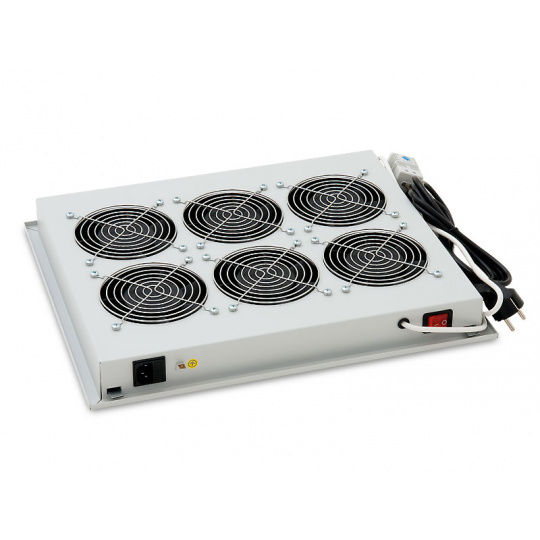 Vent.j. horní(spodní) 6x ventilátor 220V/90W Černá