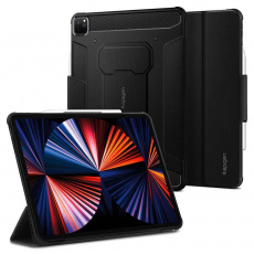 Ochranný kryt Spigen Rugged Armor Pro pro Apple iPad Pro 12,9" 2021 černý Ochranný kryt Spigen Rugged Armor Pro pro Apple iPad Pro 12,9" 2021 černý