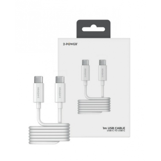 2-Power kabel USB-C to USB-C, 1M