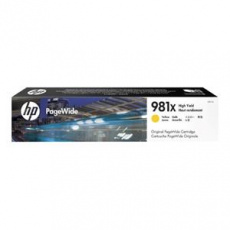 HP 981X Žlutá originální kazeta PageWide s vysokou výtěžností pro HP PageWide Enterprise Color 556 / MFP 586